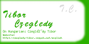 tibor czegledy business card